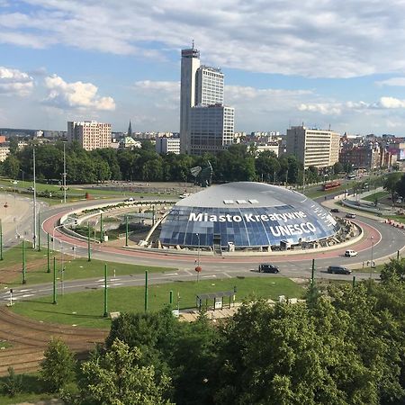 카토비체 Apartament Panorama Spodek 아파트 외부 사진
