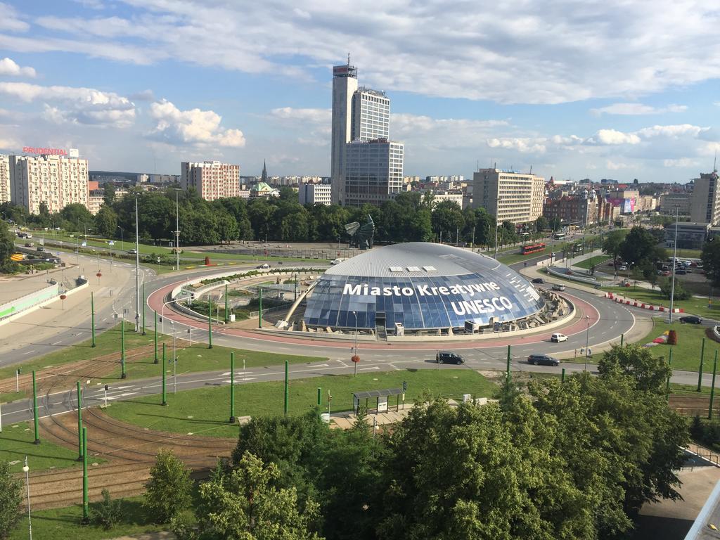 카토비체 Apartament Panorama Spodek 아파트 외부 사진